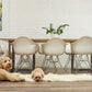 HomeRoots 24" x 72" x 2" Natural Double Sheepskin Area Rug