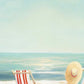 HomeRoots 25" Beach Chairs on the Sand Giclee Canvas Wall Art