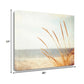 HomeRoots 25" Golden Swaying Beach Grass Giclee Wrap Canvas Wall Art
