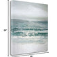 HomeRoots 25" Gushing Ocean Waves Giclee Wrap Canvas Wall Art