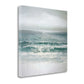 HomeRoots 25" Gushing Ocean Waves Giclee Wrap Canvas Wall Art