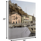 HomeRoots 25" Picturesque Tuscan Harbour Giclee Wrap Canvas Wall Art