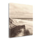 HomeRoots 25" Retro Vintage Sand Dunes Giclee Wrap Canvas Wall Art