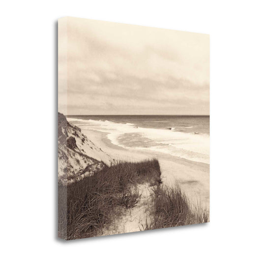 HomeRoots 25" Retro Vintage Sand Dunes Giclee Wrap Canvas Wall Art