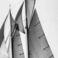 HomeRoots 25" Sailboat in Action Giclee Wrap Canvas Wall Art
