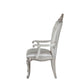 HomeRoots 25" Silver And Pearl Fabric Tufted Side Chair in Set of Two