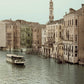 HomeRoots 25" Venetian Grand Canals with GondolaGiclee Wrap Canvas Wall Art.