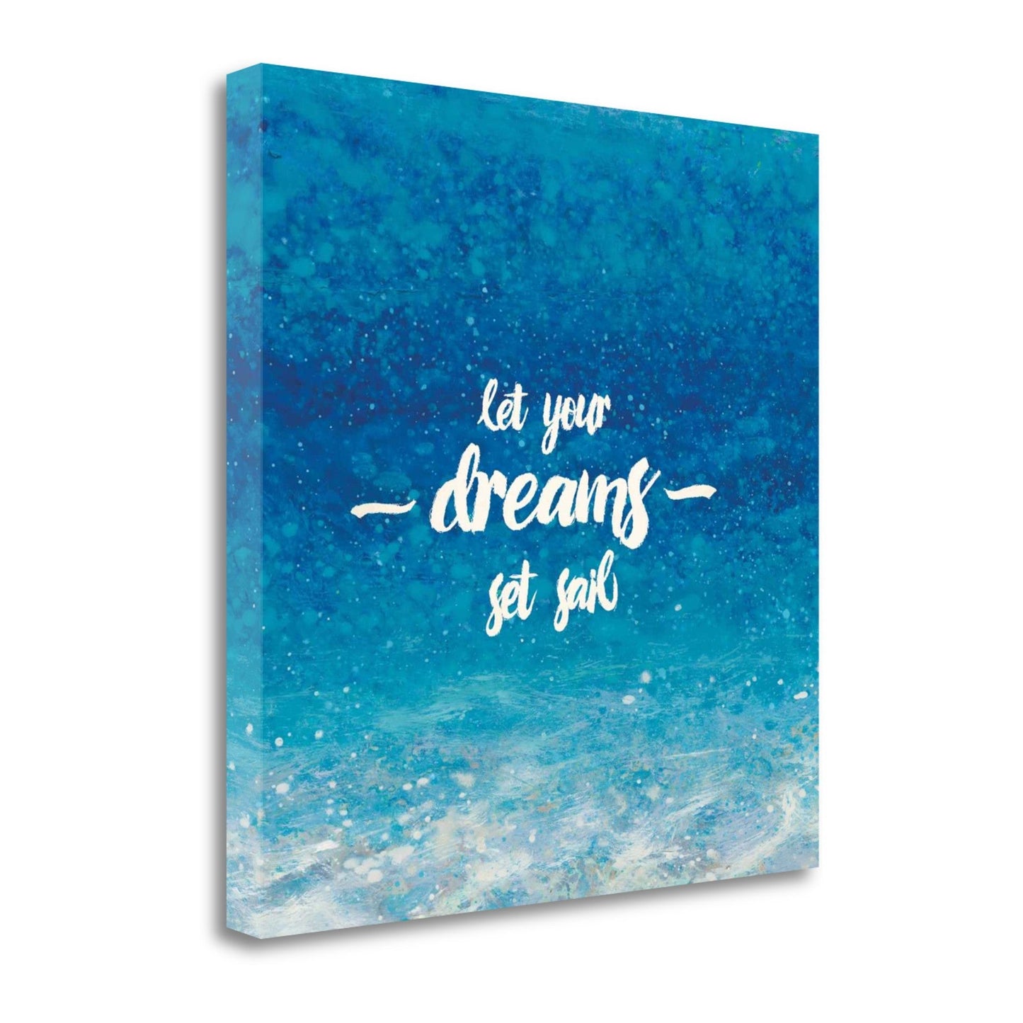 HomeRoots 26" Let Your Dreams Set Sail Giclee Wrap Canvas Wall Art