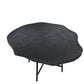 HomeRoots 26" Modern Black Organic Shaped Wood And Metal End Table