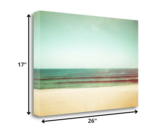 HomeRoots 26" Serene Bridge on a Lake Giclee Wrap Canvas Wall Art