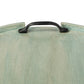 HomeRoots 27" Oval Mango Indoor Outdoor Tray With Handles in Green Finish