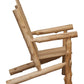 HomeRoots 27" Rustic Cedar Adirondack Chair With Natural Finish