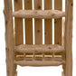 HomeRoots 27" Rustic Cedar Adirondack Rocking Chair With Natural Finish