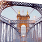 HomeRoots 27" Spellbinding Suspension Bridge Giclee Wrap Canvas Wall Art