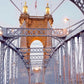 HomeRoots 27" Spellbinding Suspension Bridge Giclee Wrap Canvas Wall Art