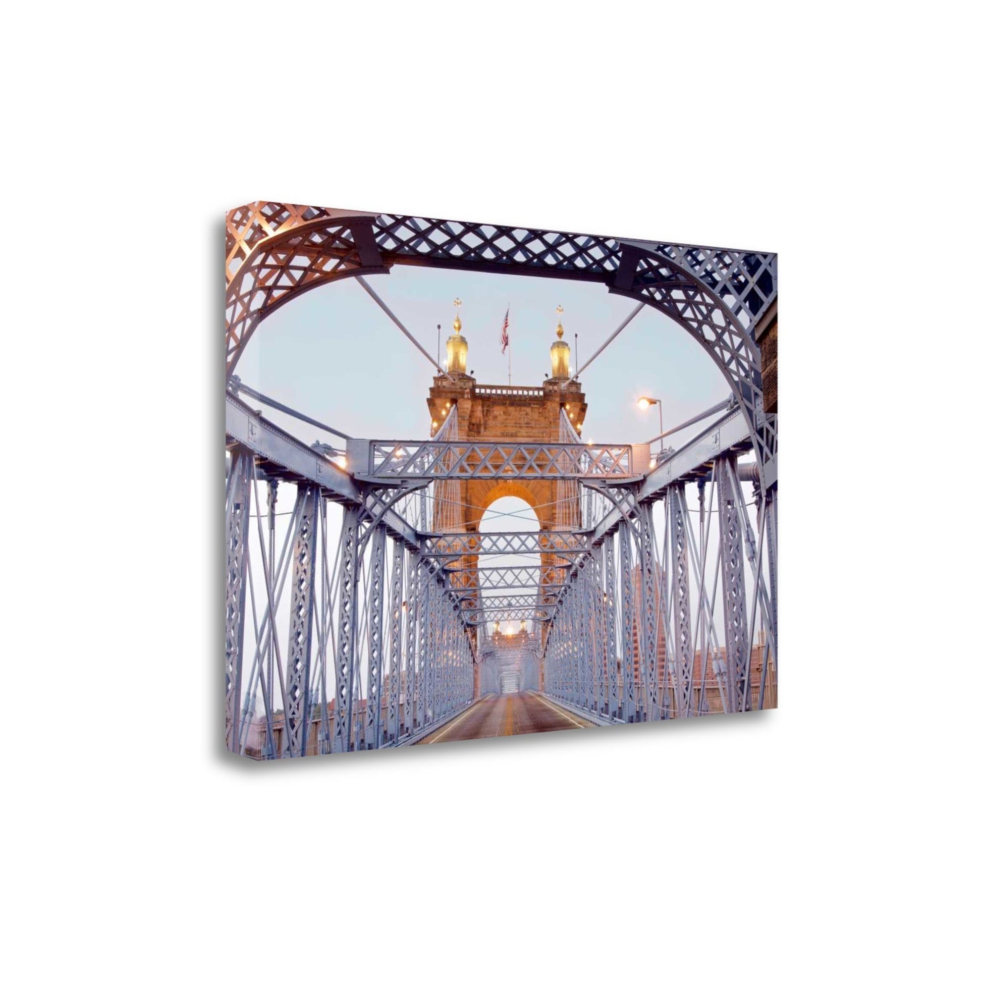 HomeRoots 27" Spellbinding Suspension Bridge Giclee Wrap Canvas Wall Art