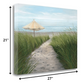 HomeRoots 27" Sweet Path to the Beach Giclee Wrap Canvas Wall Art