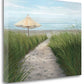 HomeRoots 27" Sweet Path to the Beach Giclee Wrap Canvas Wall Art