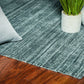 HomeRoots 27" x 96" Charcoal Pet Yarn Rug