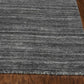 HomeRoots 27" x 96" Charcoal Pet Yarn Rug