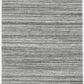 HomeRoots 27" x 96" Grey PET Yarn Rug