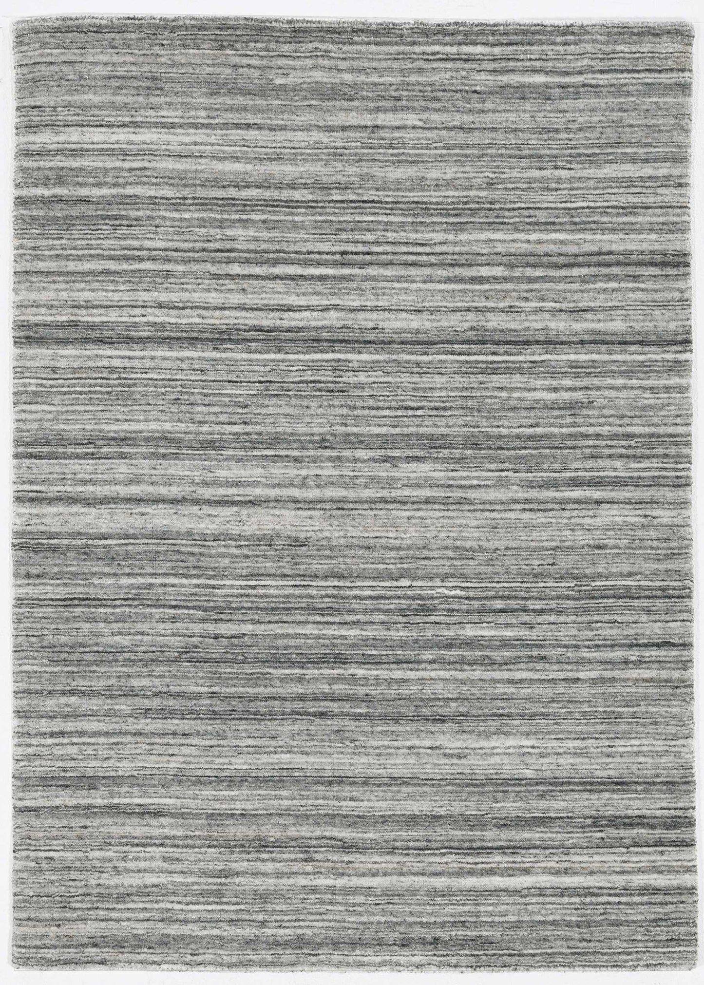 HomeRoots 27" x 96" Grey PET Yarn Rug