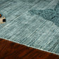 HomeRoots 27" x 96" Grey Pet Yarn Rug