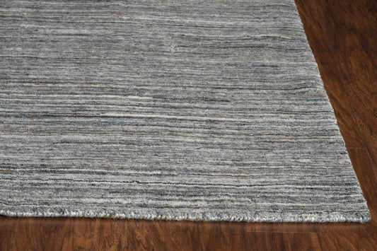 HomeRoots 27" x 96" Grey Pet Yarn Rug