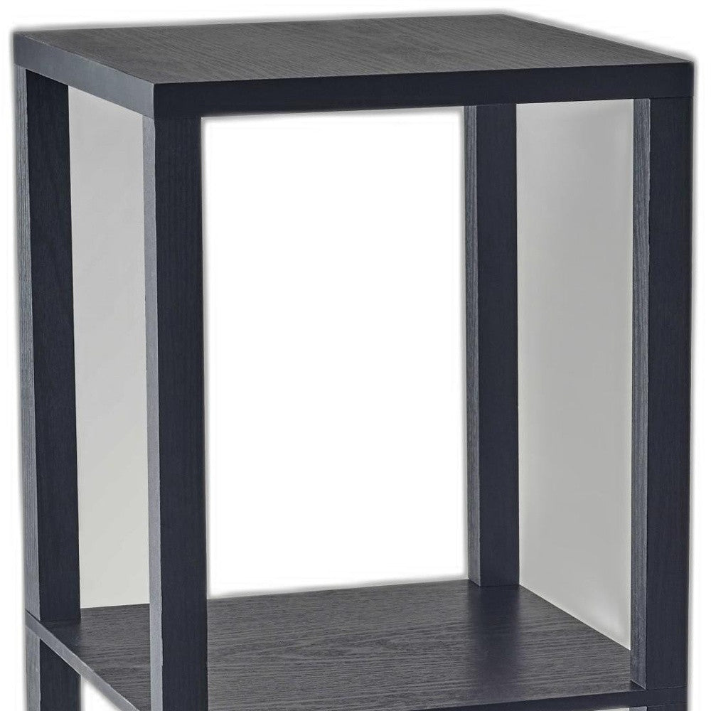 HomeRoots 28" Basic Book Case End Table in Black Finish