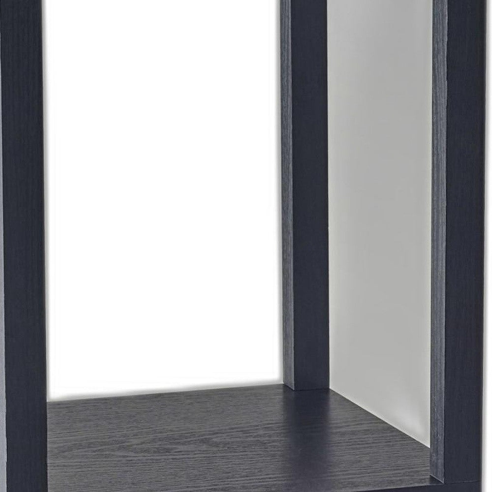 HomeRoots 28" Basic Book Case End Table in Black Finish