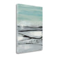 HomeRoots 28" Blue Abstract Beach Painting Giclee Print on Gallery Wrap Canvas Wall Art