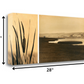 HomeRoots 28" By the Water Sepia Tone Giclee Wrap Canvas Wall Art