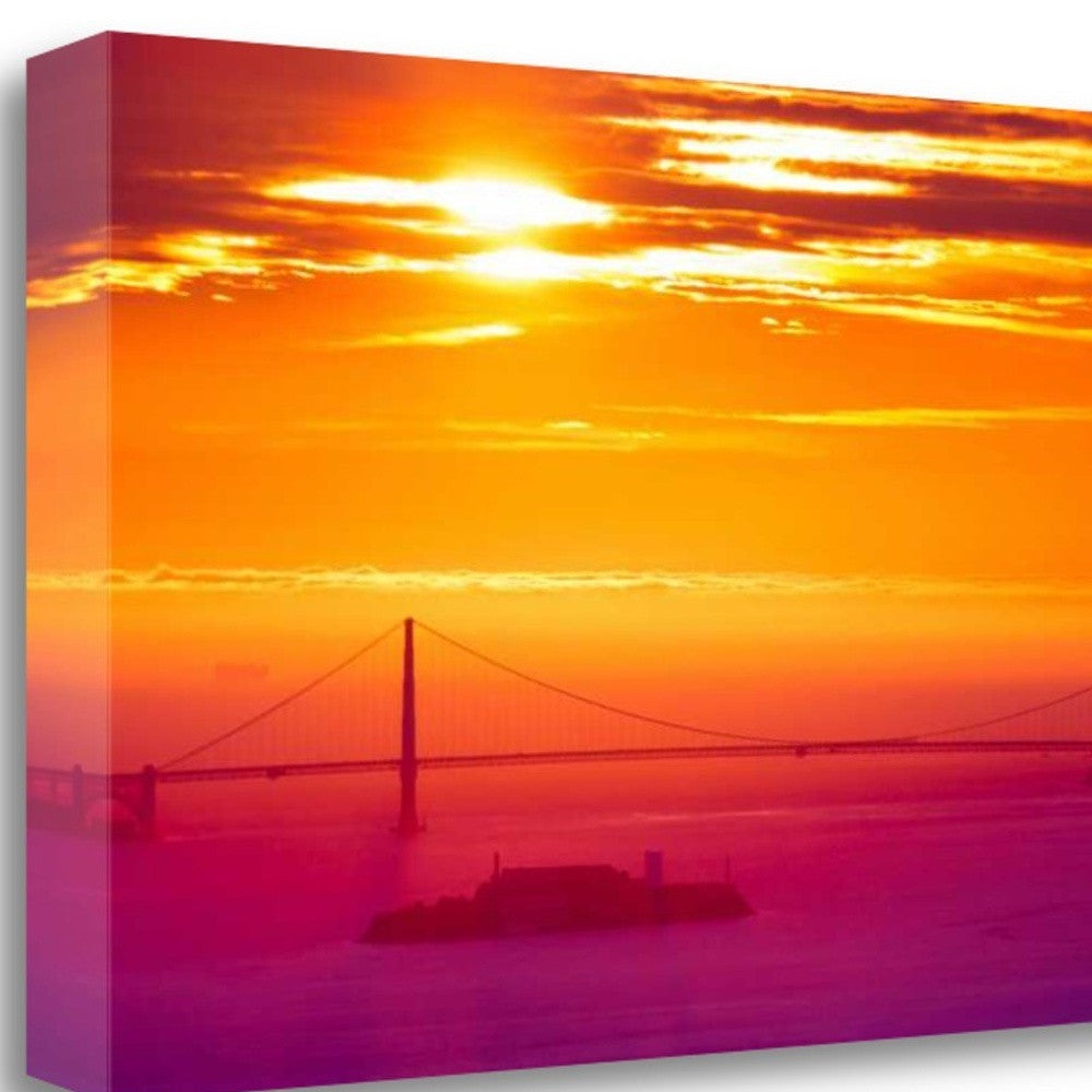 HomeRoots 28" Gorgeous Sunset View Giclee Canvas Wall Art