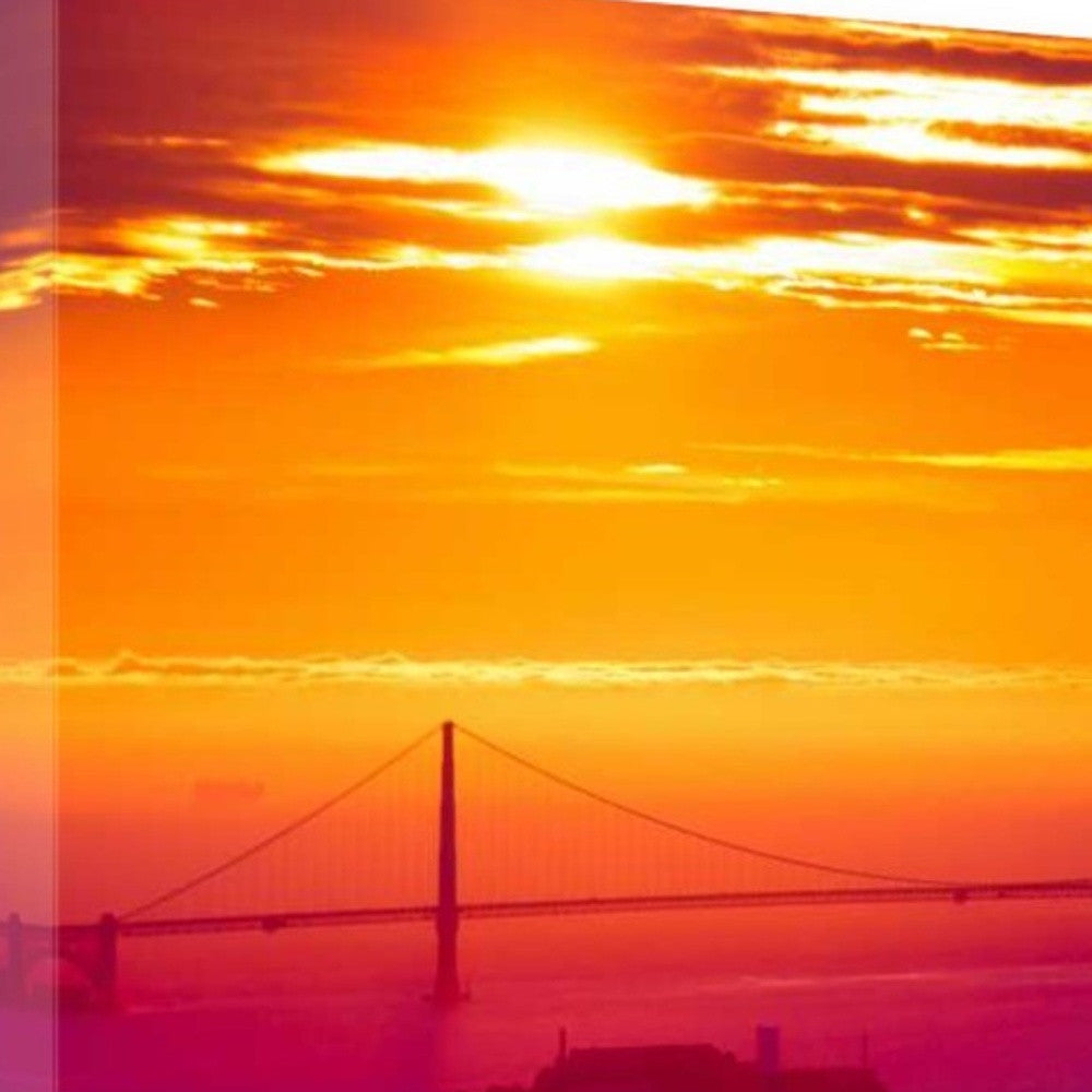 HomeRoots 28" Gorgeous Sunset View Giclee Canvas Wall Art