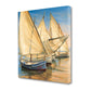 HomeRoots 28" Series of Boats with Lateen Sails Giclee Wrap Canvas Wall Art