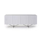 HomeRoots 28" White High Gloss Buffet