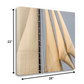 HomeRoots 28" White Lateen Sails with Mast Giclee Wrap Canvas Wall Art