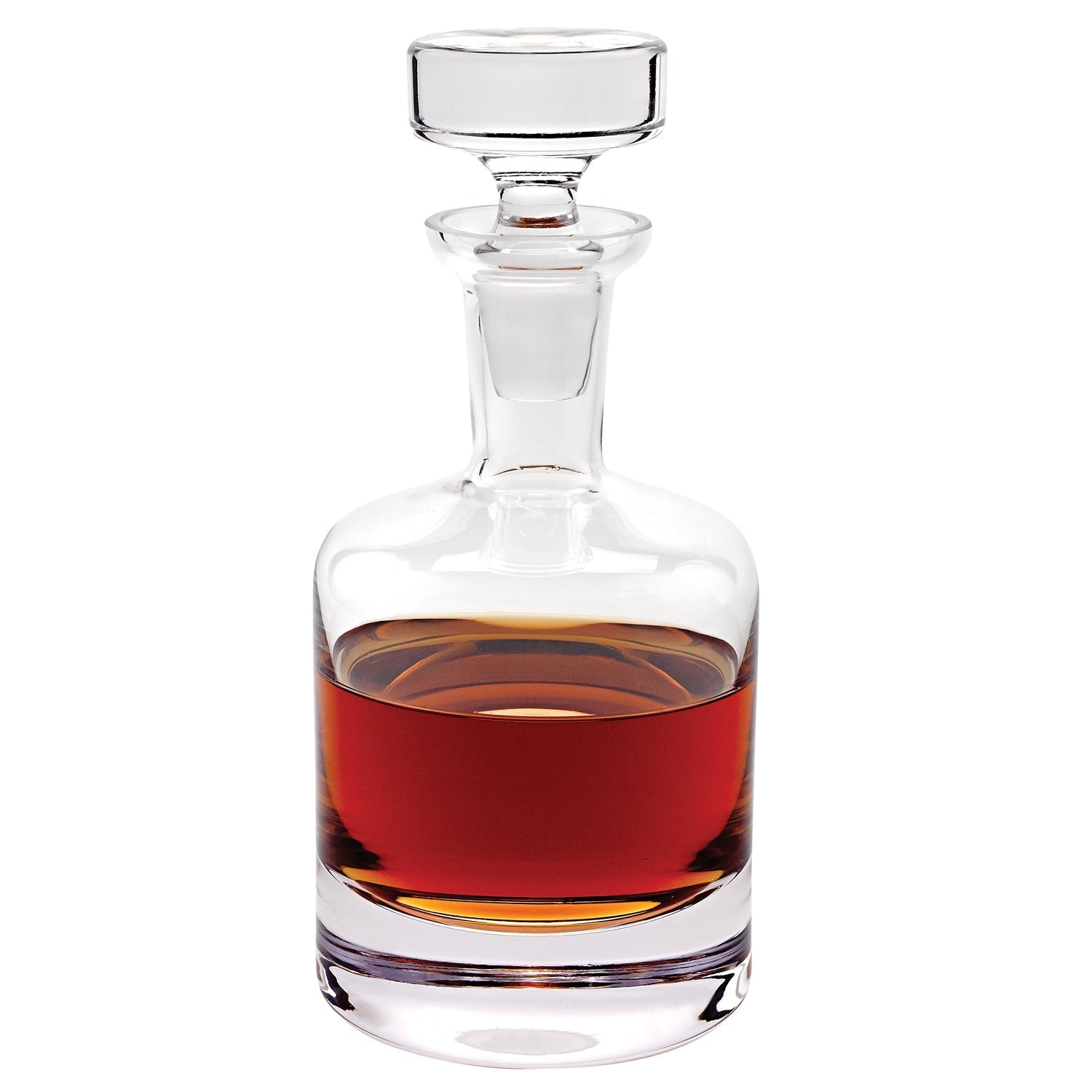 HomeRoots 28 oz Mouth Blown European Crystal Decanter