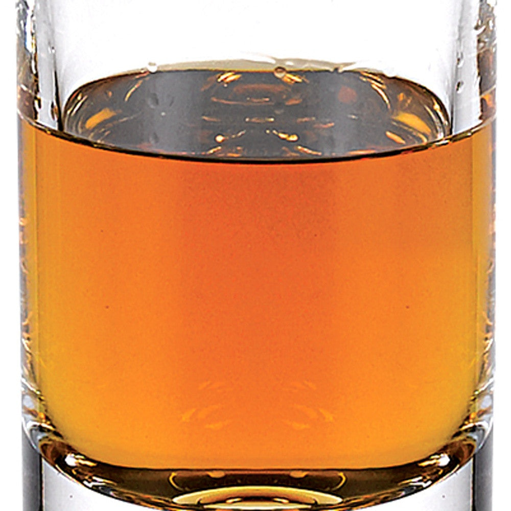 HomeRoots 28 oz Mouth Blown European Crystal Round Decanter