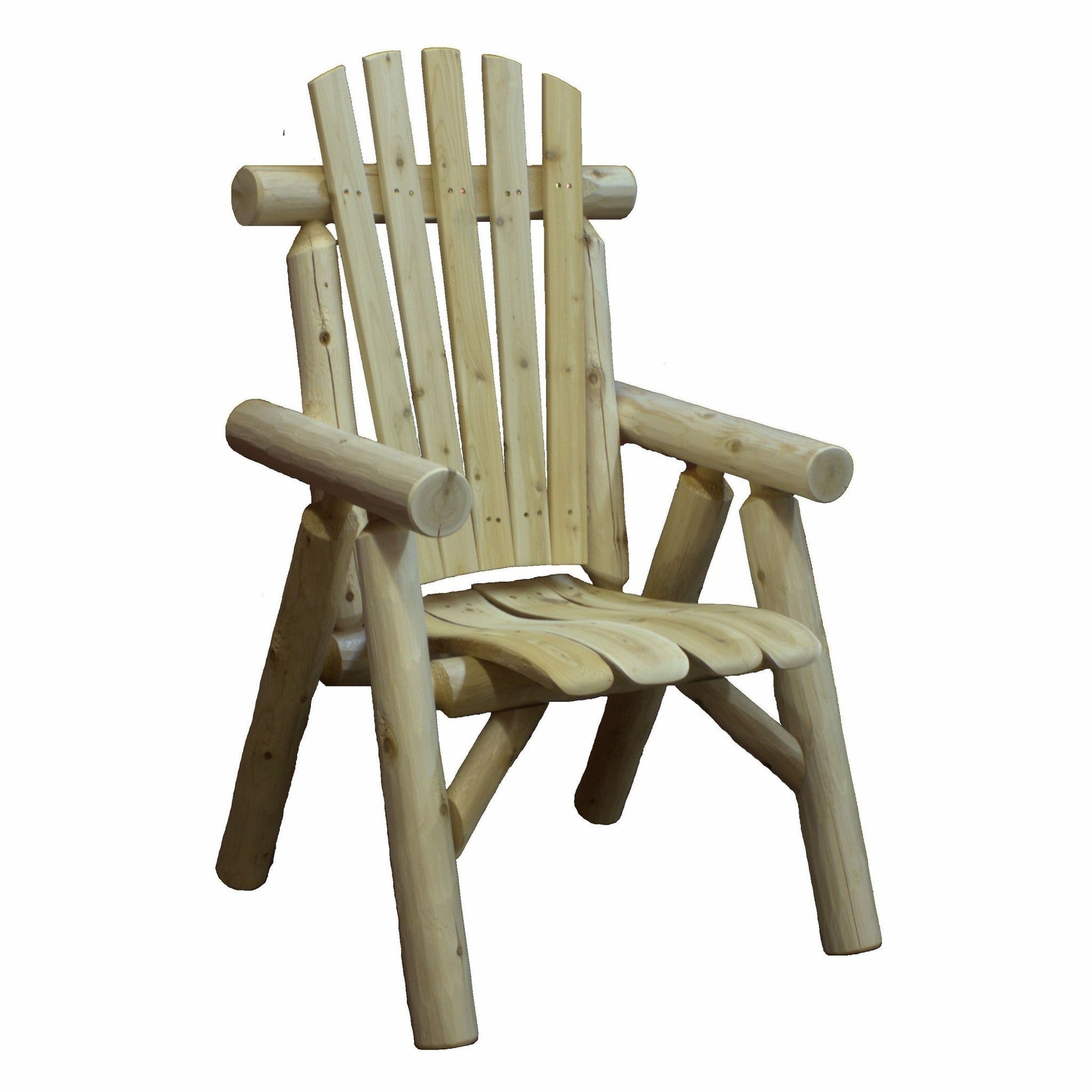 HomeRoots 28" x 26" x 42" Natural Wood Dining Chair