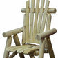 HomeRoots 28" x 26" x 42" Natural Wood Dining Chair