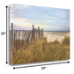 HomeRoots 29" Beyond the White Sandy Beaches Giclee Wrap Canvas Wall Art