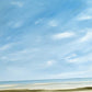 HomeRoots 29" Empty Beach on a Bright Sunny Day Giclee Wrap Canvas Wall Art