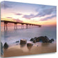 HomeRoots 29" Majestic Coastal Ocean Pier Giclee Wrap Canvas Wall Art