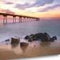 HomeRoots 29" Majestic Coastal Ocean Pier Giclee Wrap Canvas Wall Art