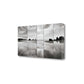 HomeRoots 29" Modern Black and White Beach Giclee Wrap Canvas Wall Art