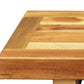 HomeRoots 29" Natural Teak Wood Bath Tray and Seat