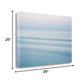 HomeRoots 29" Scenic Blue Waters Giclee Wrap Canvas Wall Art