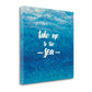 HomeRoots 29" Take Me To The Sea Giclee Wrap Canvas Wall Art