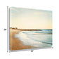 HomeRoots 29" Turquoise Backwash Beautiful Coastal Beach Giclee Wrap Canvas Wall Art